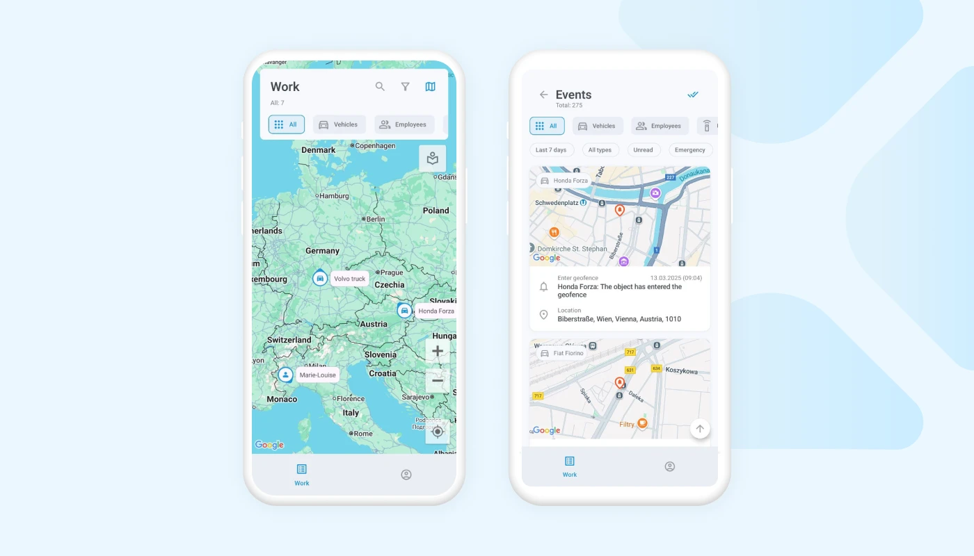 X-GPS Mobile release: the smart way to manage your fleet on the go real-time monitoring