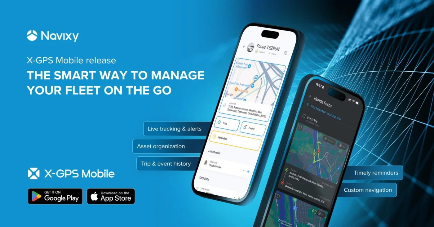 X-GPS Mobile release: the smart way to manage your fleet on the go