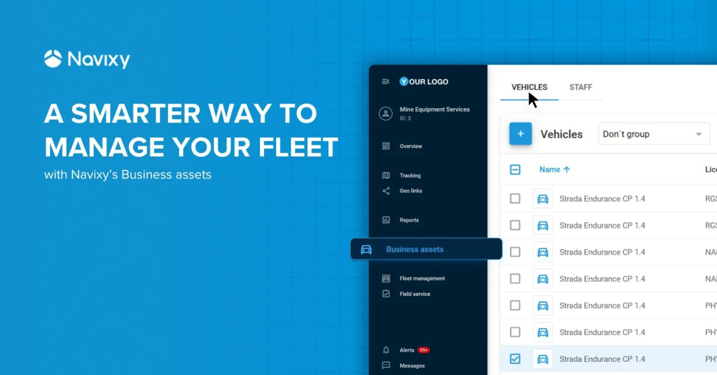 A smarter way to manage your fleet with Navixy’s Business assets