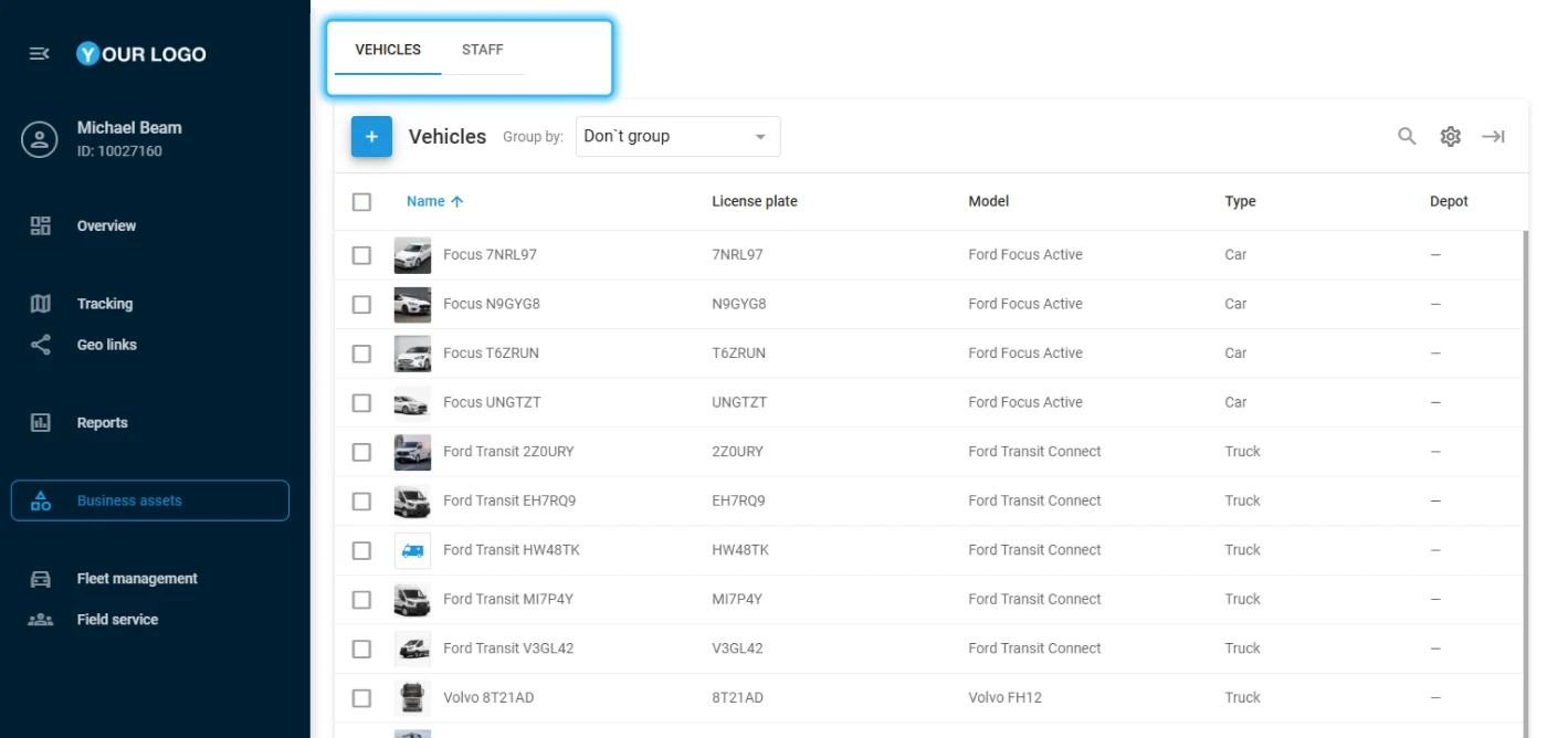 A smarter way to manage your fleet with Navixy’s Business assets Vehicles and staff