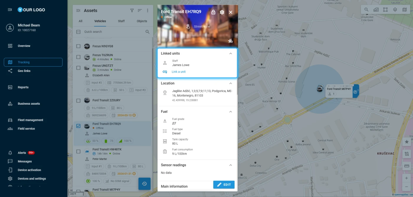 A smarter way to manage your fleet with Navixy’s Business assets linked units